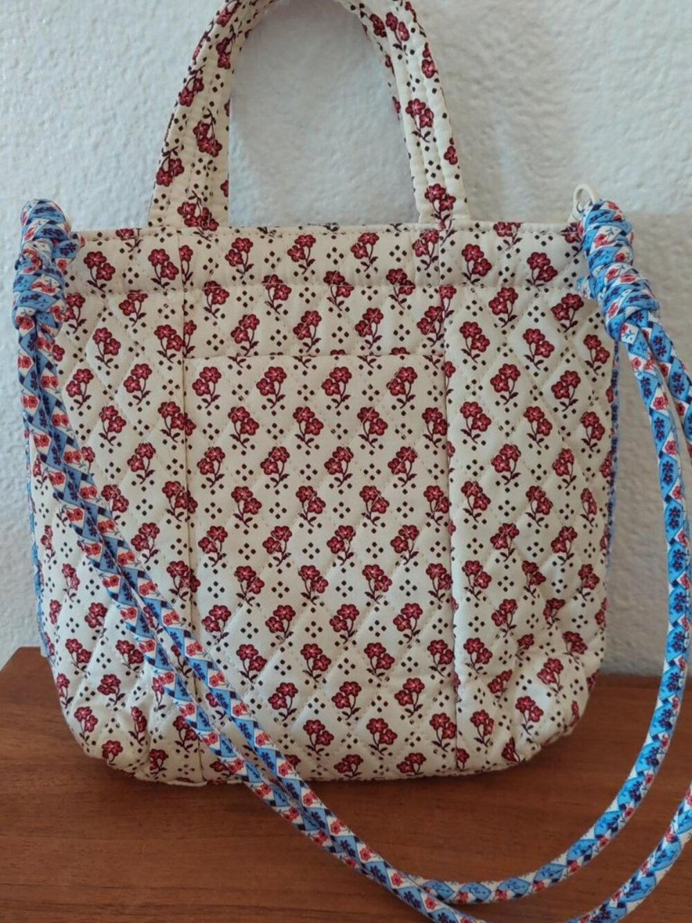 SOLD RARE Mini Original Tote Bag vera bradley Rachel ditsy in Premium co - Picture 3 of 8